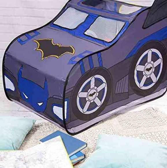 DC Comics Batmobile Pop up Tent Soft 3d Design Toy Batman Hideaway - Picture 14 of 15